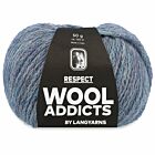WoolAddicts Respect - 21 kristalblauw - Merino/Alpaca Garen
