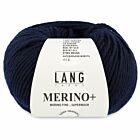 Lang Yarns Merino Plus - 25 marineblauw - Merinowol Garen