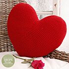 Patroon Gehaakt Hart Kussen "Hooked On You" - Drops Design