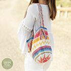Patroon Gehaakte Tas met Kleurenpatroon "Acapulco" - Drops Design