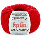 Katia Basic Merino - 04 rood - Wol/Acryl Garen