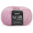 DROPS Kid-Silk Uni Colour - 04 oudroze - Mohair Garen