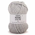 DROPS Merino Extra Fine Mix - 05 lichtgrijs - Wol Garen