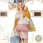 Patroon Gehaakte Tas "Back to the Beach" Shopper (per stuk)