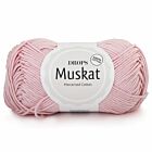 DROPS Muskat Uni Colour - 05 poederroze - Katoen Garen