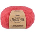 DROPS Brushed Alpaca Silk Uni Colour - 06 koraal - Wol Garen