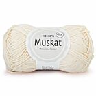 DROPS Muskat Uni Colour - 08 naturel - Katoen Garen