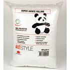 Kussenvulling zak groot 500gr - Restyle Panda Vulling
