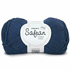 DROPS Safran Uni Colour - 09 marineblauw - Katoen Garen