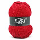 DROPS Alaska Uni Colour - 10 rood - Wol Garen