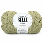 DROPS Belle Uni Colour - 10 mosgroen - Katoen Garen