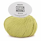 DROPS Cotton Merino Uni Colour - 10 pistache - Wol/Katoen Garen