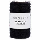 Katia Concept 50 Mohair Shades - 10 zwart - Mohair Garen