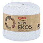 Katia New Ekos - 100 wit - Gerecycled Polyester/Katoen Garen
