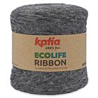 Katia Ecolife Ribbon - 102 grijs - Gerecycled Lintgaren
