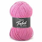 DROPS Fabel Uni Colour - 102 roze - Wol Garen