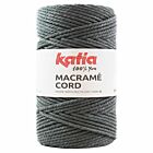 Katia Macramé Cord - 103 donkergrijs - Katoen Garen