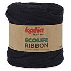 Katia Ecolife Ribbon - 103 zwart - Gerecycled Lintgaren