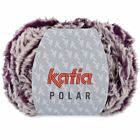 Katia Polar - 106 aubergine-wit - Polyester Garen