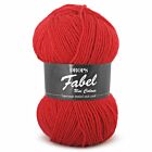 DROPS Fabel Uni Colour - 106 rood - Wol Garen