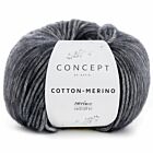 Katia Concept Cotton-Merino - 107 donkergrijs - Katoen/Merino Garen