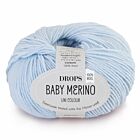 DROPS Baby Merino Uni Colour - 11 ijsblauw - Wol Garen