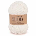 DROPS Lima Uni Colour - 1101 wit - Wol Garen