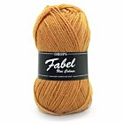 DROPS Fabel Uni Colour - 111 mosterdgeel - Wol Garen