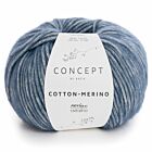 Katia Concept Cotton-Merino - 115 jeansblauw - Katoen/Merino Garen