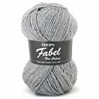 DROPS Fabel Uni Colour - 115 lichtgrijs - Wol Garen