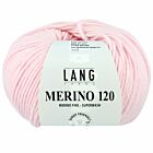 Lang Yarns Merino 120 - 119 babyroze - Merinowol Garen