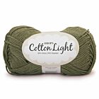 DROPS Cotton Light Uni Colour - 12 kakigroen - Katoen/Polyester Garen