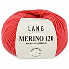 Lang Yarns Merino 120 - 129 meloen - Merinowol Garen