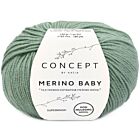 Katia Concept Merino Baby - 157 donker saliegroen - Wol Garen