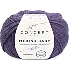 Katia Concept Merino Baby - 159 donker violet - Wol Garen