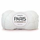 DROPS Paris Uni Colour - 16 wit - Katoen Garen