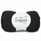 DROPS Safran Uni Colour - 16 zwart - Katoen Garen