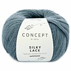 Katia Concept Silky Lace - 169 jeansblauw - Merino/Zijde Garen