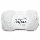 DROPS Safran Uni Colour - 17 wit - Katoen Garen