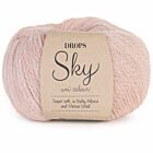 DROPS Sky Uni Colour - 18 poederroze - Wol Garen