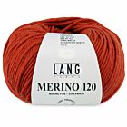 Lang Yarns Merino 120 - 187 terracotta - Merinowol Garen