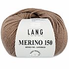 Lang Yarns Merino 150 - 196 lichtbruin - Merinowol Garen