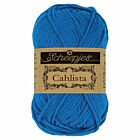 Scheepjes Cahlista - 201 electric blue - Katoen Garen