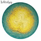 Scheepjes Whirligig - 203 teal to yellow - Luxe Wol Garencake
