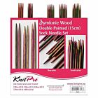 KnitPro Symfonie Wood Sokkennaalden (15 cm) - Set