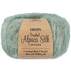 DROPS Brushed Alpaca Silk Uni Colour - 21 saliegroen - Wol Garen