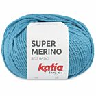 Katia Super Merino - 21 waterblauw - Wol/Acryl Garen