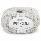 DROPS Baby Merino Mix - 22 lichtgrijs - Wol Garen