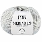 Lang Yarns Merino 120 - 223 lichtgrijs mix - Merinowol Garen
