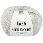 Lang Yarns Merino 150 - 223 lichtgrijs mix - Merinowol Garen